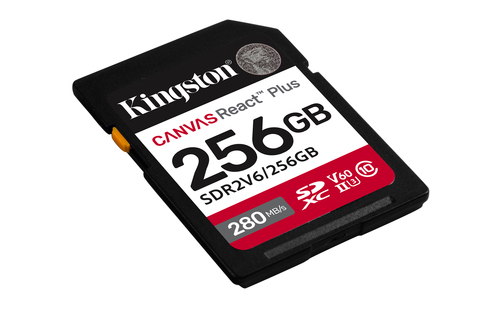 Kingston 256GB Canvas React Plus SDXC