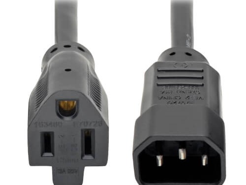 Eaton TrippLite Series Connectivity PWRCORD 5 15R C14 13A 125V 1'
