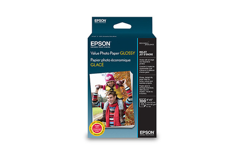 Epson America Print Value Photo Paper Glossy 4x6