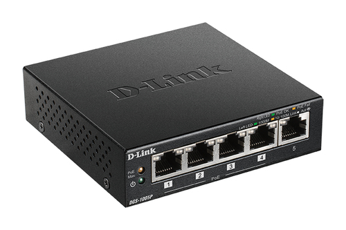 D-Link Systems 5 Port Gigabit PoE Switch