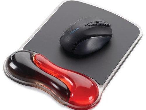 Kensington Duo Gel Wave Mouse Pad Red