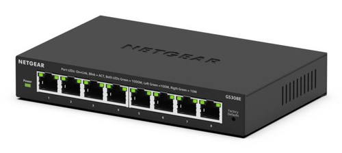 NETGEAR 8-Port Gig Plus Switch