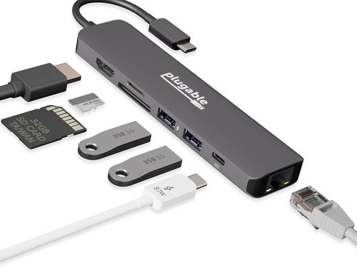 Plugable Technologies 7in1 USBC Hub 100W PD