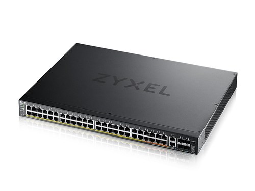 ZyXEL Communications 48 Port Gig PoE 600W L2 1YR