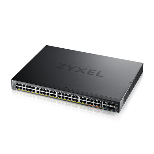ZyXEL Communications 48 Port Gig PoE 600W L2 1YR