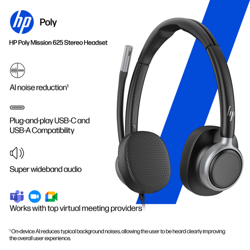 HPI POLY Poly Mission 625 USB HS Bulk