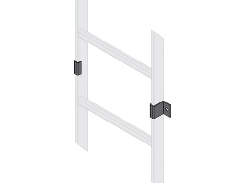 Middle Atlantic LADDER WALL CLAMP,1PR