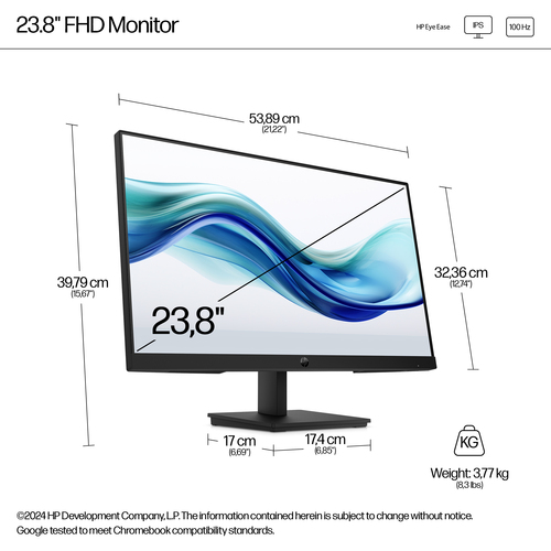 HP Business 23.8" 324pf FHD MNTR c