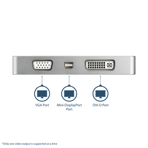 Startech.com USB C to VGA DVI H