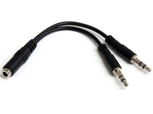 Startech.com 3.5mm 3 Pin Headset Splitter