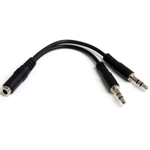 Startech.com 3.5mm 3 Pin Headset Splitter