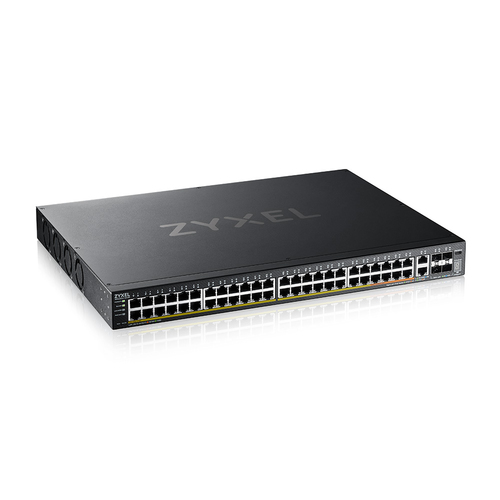 ZyXEL Communications 48 Port Gig PoE 600W L2 1YR