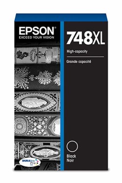 Epson America Print T748 Durabrite Pro Blk Lrg Cap