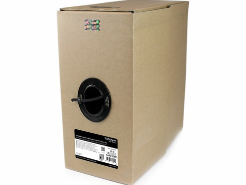 Startech.com 1000' Cat6 Solid Cbl Blk TAA