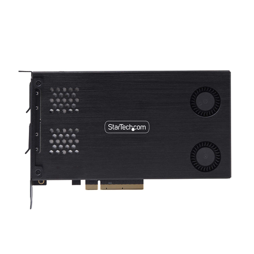Startech.com Dual M.2 NVMe SSD to PCIe x8