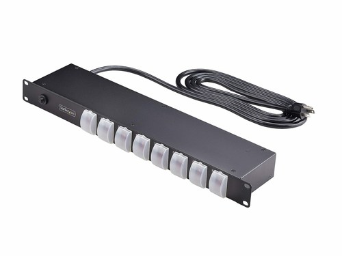 Startech.com 8 Outlet 1U Rack Mount PDU