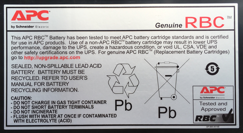 APC by Schneider Electric Replacement Battery 118