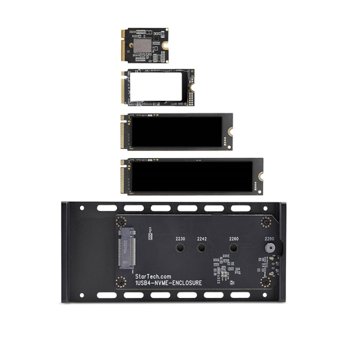 Startech.com USB4 M.2 NVMe Enclosure USB C