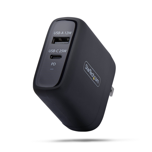 Startech.com 37W USB C USB A Wall Charger