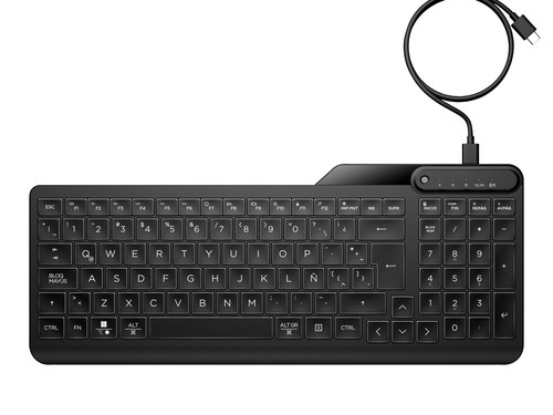 HP Business HP 405 Backlit Wired Keyboard
