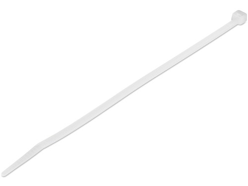 Startech.com 100 PK LG 8" White Cable Ties