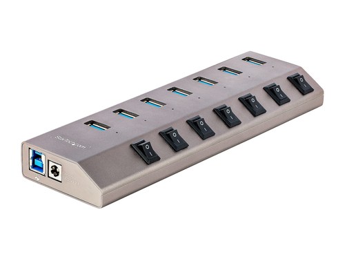 Startech.com 7-pt USB Hub w/On/Off Switches