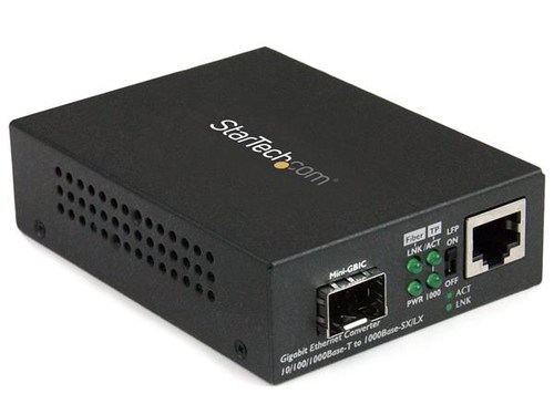 Startech.com Fiber Media Cnvtr SFP Slot TAA