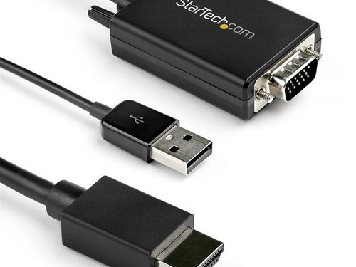Startech.com VGA to HDMI Cable USB Audio
