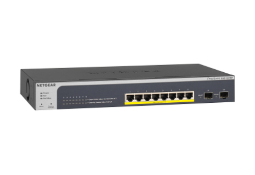NETGEAR Smart 8P Gig PoE 2 SFP 190Watt