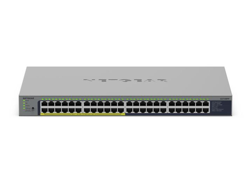 NETGEAR 48-Pt Gig Unmanged PoE+ Switch