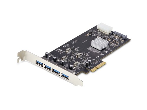 Startech.com 4 Port USB A PCIe Card 5Gbps