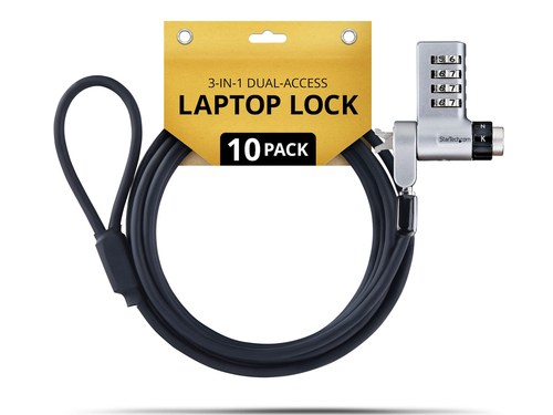 Startech.com 10-Pack 3-in-1 Laptop Lock