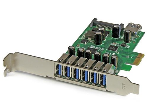 Startech.com 7 Port PCIe USB 3.0 Card TAA