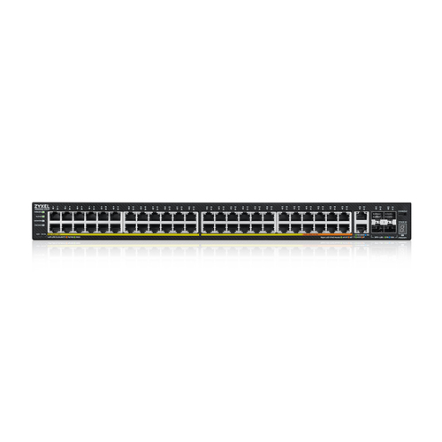 ZyXEL Communications 48 Port Gig PoE 600W L2 1YR