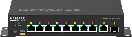 NETGEAR M4250 9G1F PoEplus AV Switch