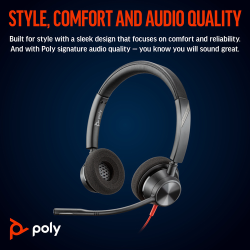 HPI POLY Poly BW 3320 Stereo USB-C HS +