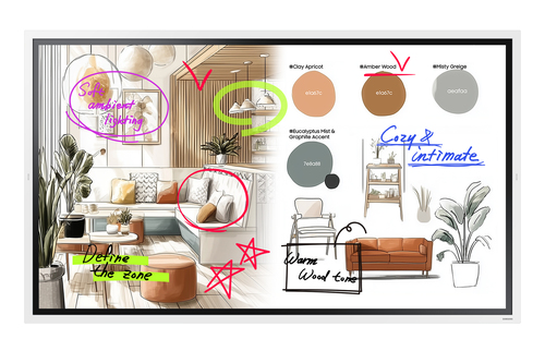 Samsung IT Flip 65in Collaborative Disp