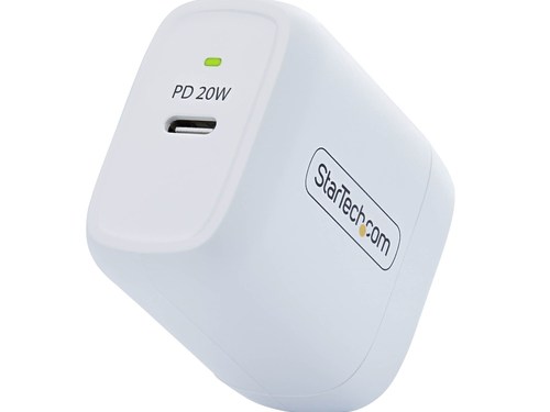 Startech.com 20W USB C Wall Charger 5V 9V